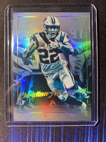 2022 Luminance Football Christian Mccaffrey VECTOR Case Hit SSP VC-CMC PANTHERS