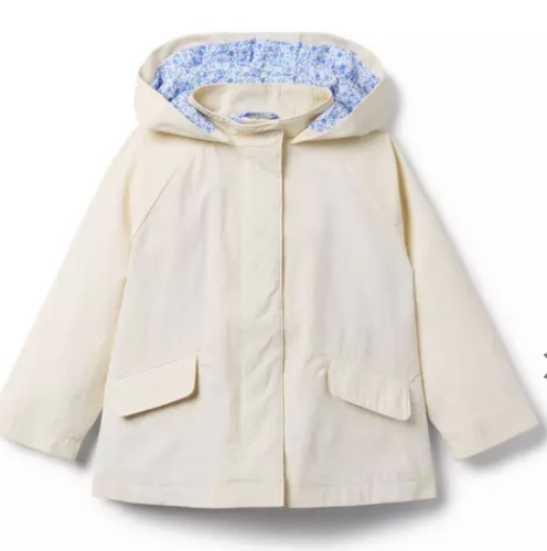 Girl Eggshell The Classic Raincoat by Janie and Jack