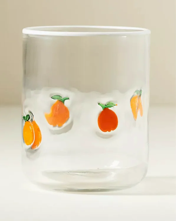 Icon Juice Glass-Oranges