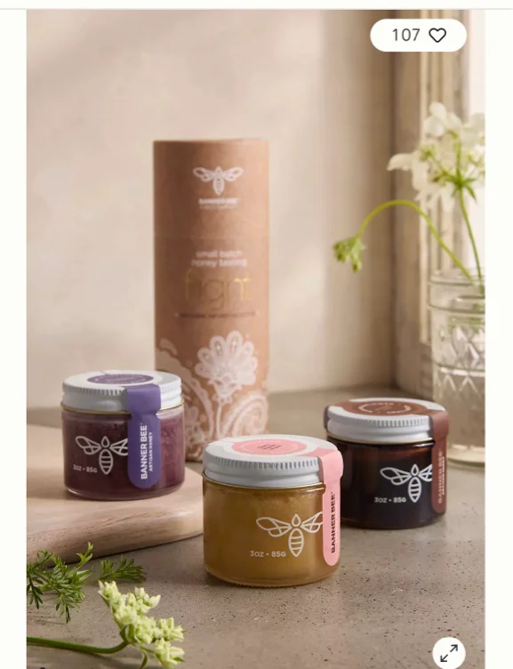 Delight Honey Tasting Flight, Set of 3