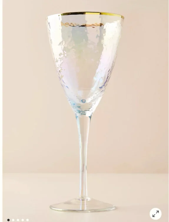 Zaza Lustered Wine Glasses, Set of 4