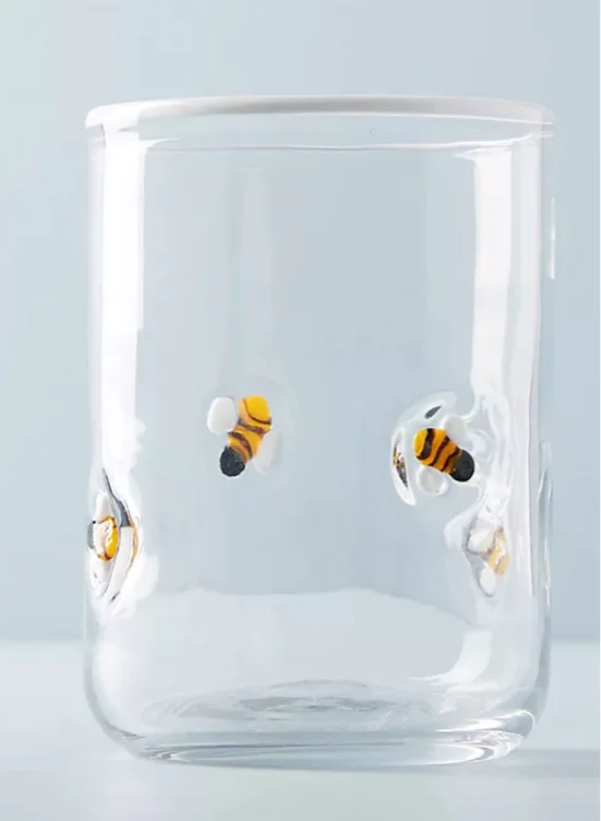 Icon Juice Glass-Bees
