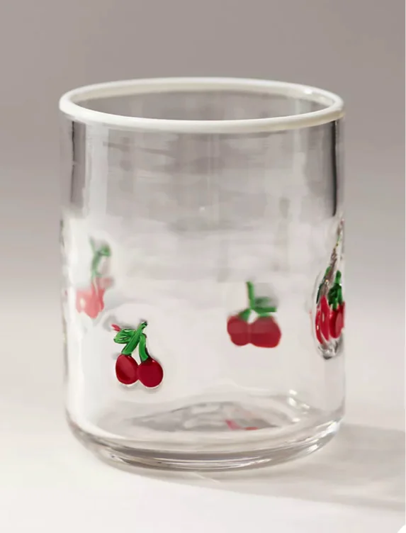 Icon Juice Glass-Cherries