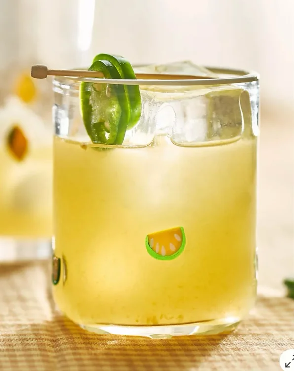 Icon Juice Glass-Lime