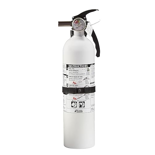 Kidde Auto Fire Extinguisher for Car & Truck, 10-B:C, 4 Lbs., Dry Chemical Extinguisher, Strap Bracket (Included) - M10G - Fire Extinguisher