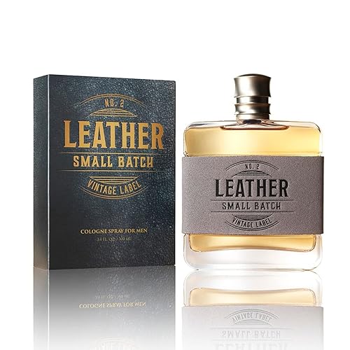 Tru Western Leather #2 Small Batch Men's Cologne, 3.4 fl oz (100 ml) - Confident, Sexy, Modern - Masculine - 3.4 Fl Oz (Pack of 1)