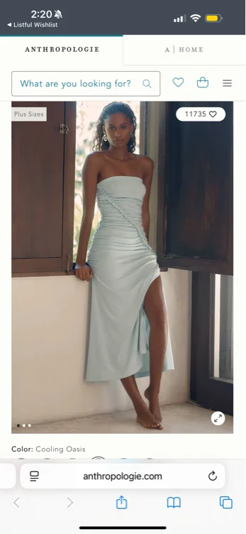 The Gabbie Strapless Ruched Tube Dress by Celandine