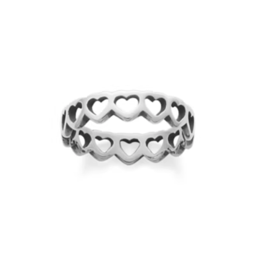 Tiny Hearts Ring