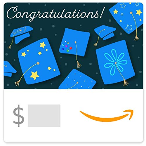 Amazon.com eGift Card (Instant Email or Text Delivery) - 50 - Decorated Graduation Caps