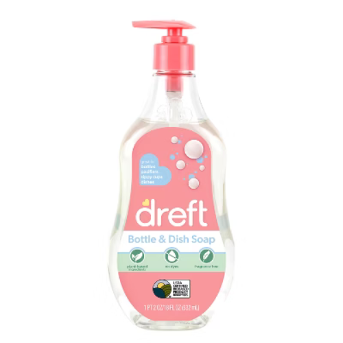 Dreft Bottle & Dish Soap Cleaner - 18 fl oz