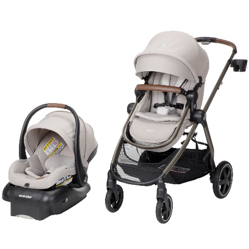 Maxi cost 5-in-1 Modular Travel System | New Hope Tan