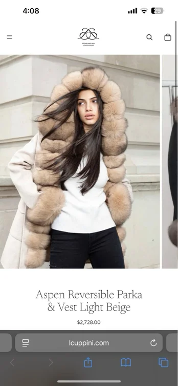 Aspen reversible parka