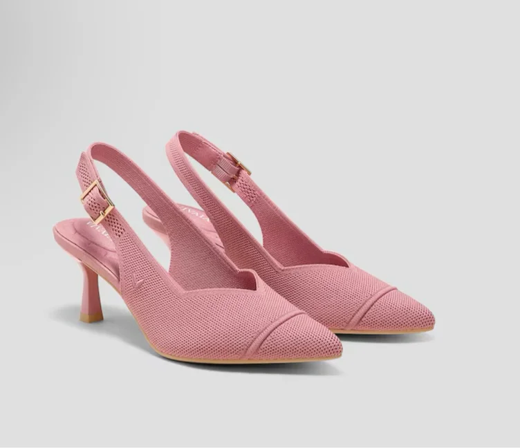 Vivia pointed toe sling back Addison heels