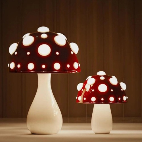 Melita Mushroom Lamp | Large + Small Set
