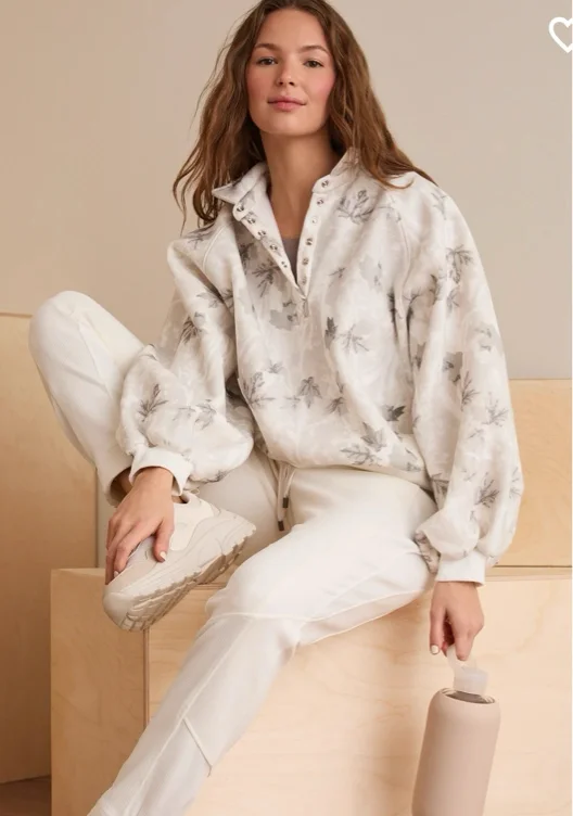 Peak Balloon Sleeve Camo Pullover in Camo | AS Revival     
