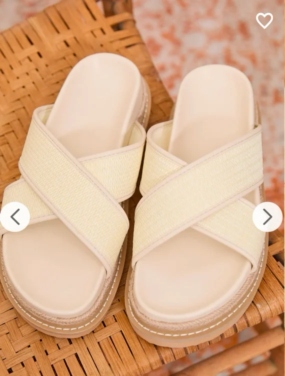 Aysha Sandals by Billini in Cream | Altar'd State     