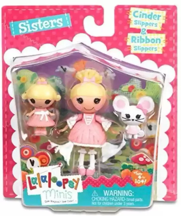 Sisters - Cinder Slippers and Ribbon Slippers