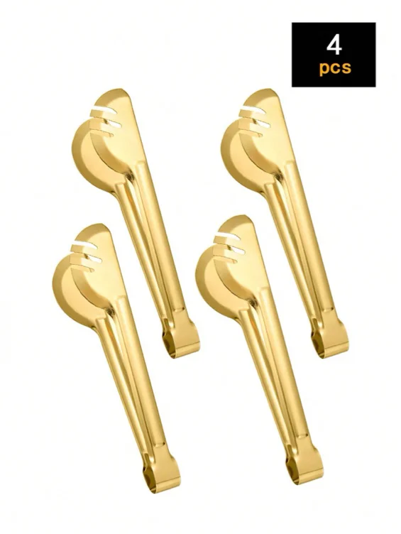 Gold tongs 