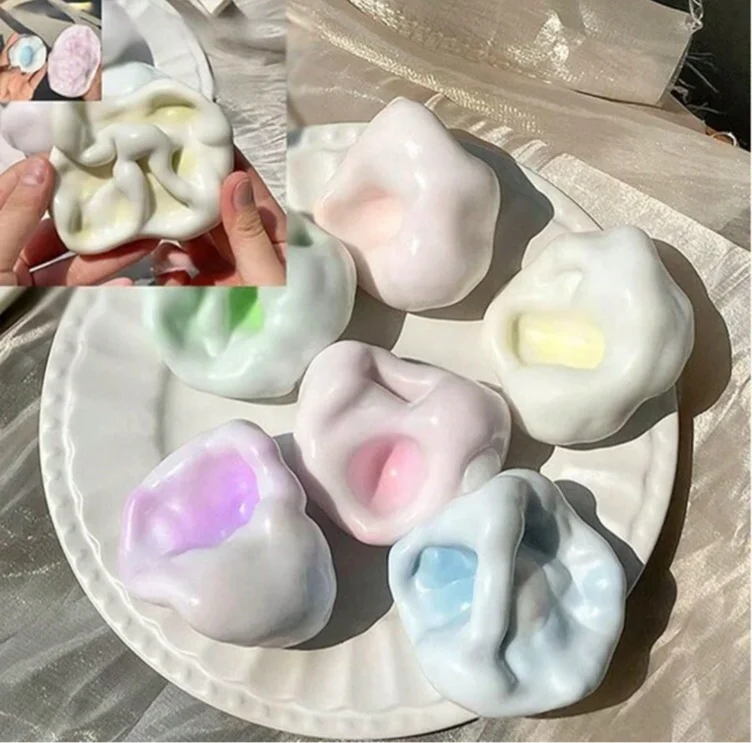 1pc, Taba Squishy Glutinou Rice Squishy Fidget Toys, DIY Shaped Glutinou Rice Squeeze Toys For Stress Relief, Glutinou Rice Taba Squishy, Handmade Rice Taba Squishy Toys, Cute Squishy Squeeze Toy, Taba Squishy Cute, Anxiety,Toys For Teens