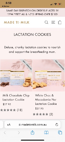 LACTATION COOKIES