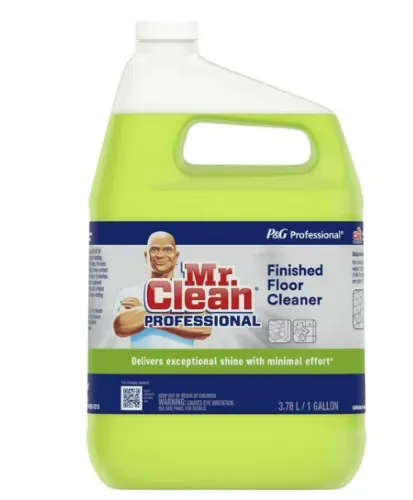 Mr. Clean Finished Floor Cleaner, Lemon Scent, One Gallon Bottle