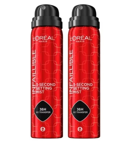 L'Oreal Paris Infallible Setting Spray Mist Duo Bundle - Boots