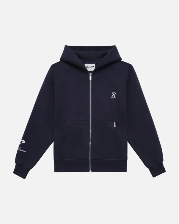 SSS Realism Radiant Zip Hoodie Royal Navy
