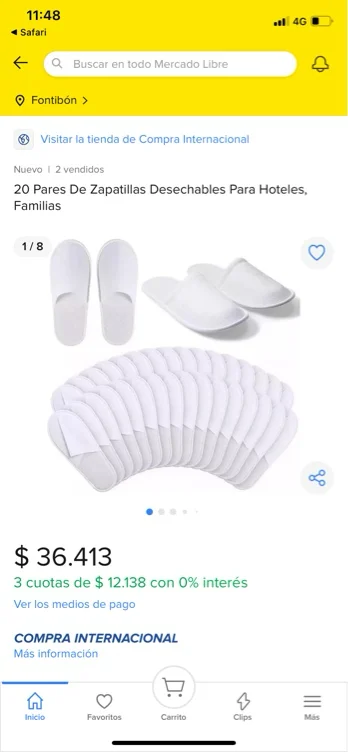 Sandalias desechables
