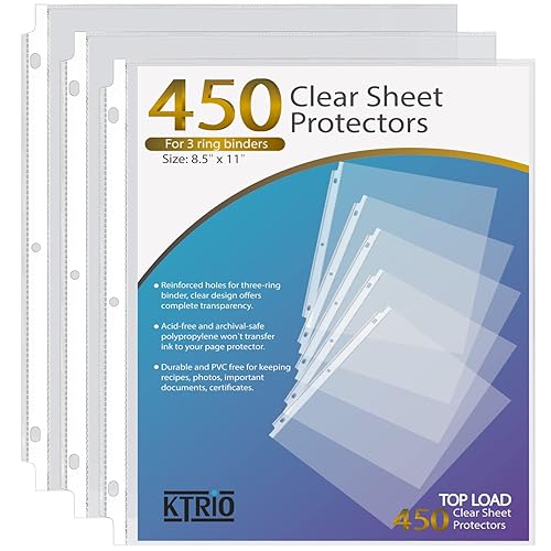 Binder Sheet Protectors