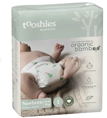 Nappies Size 1 Newborn 52 Pack 