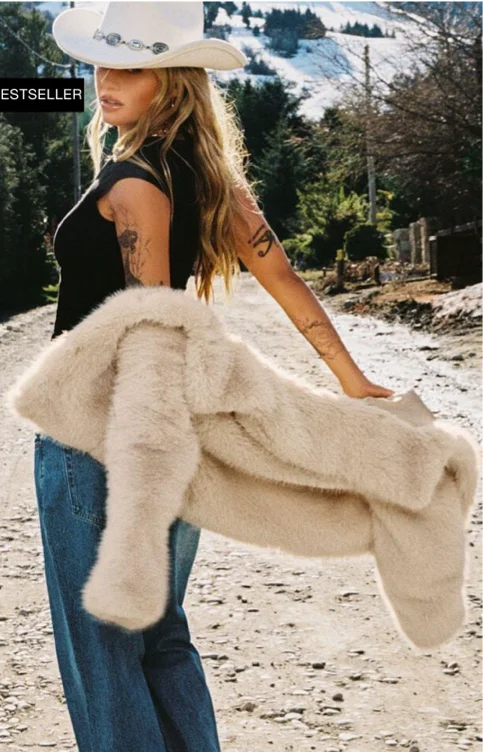 Short Faux Fur Coat