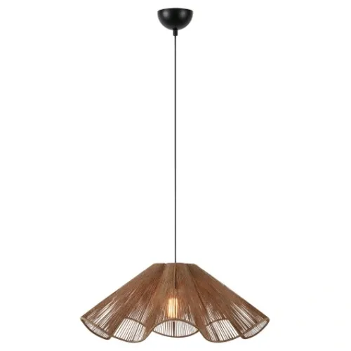 Markslöjd 108681 - Lampadario a sospensione con filo NAMI 1xE27/40W/230V marrone