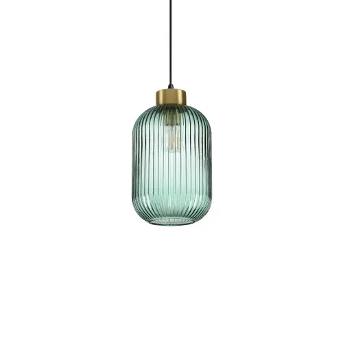 Ideallux MINT-1 Lampada a Sospensione Nero, 1-Luce