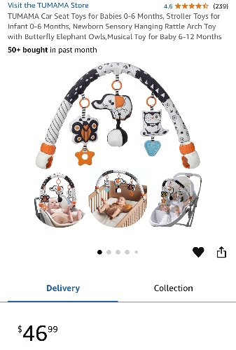 TUMAMA Car Seat Toys for Babies 0-6 Months, Stroller Toys for Infant 0-6 Months, Newborn Sensory Hanging Rattle Arch Toy with Butterfly Elephant Owls,Musical Toy for Baby 6-12 Months : Amazon.com.au: Toys & Games