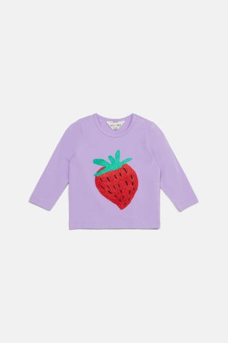 Berry Cute Baby Tee | 3-6M / Lilac