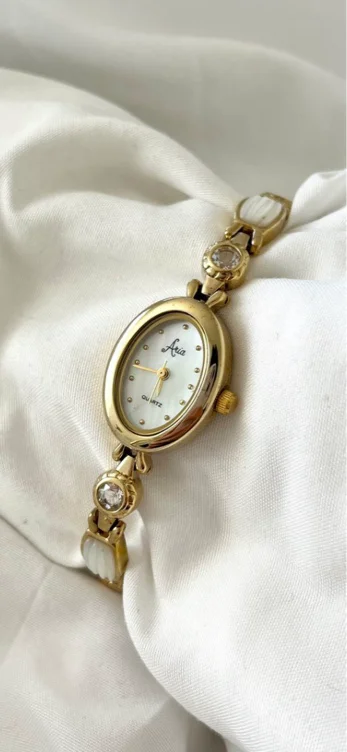 6.5-7” non ticking pearl + gem watch — Calypso Studios