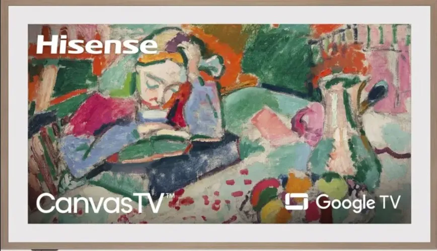 Hisense - 65" Class S7 Series CanvasTV 4K QLED TV with Hi-Matte Display and UltraSlim Wall Mount (2024)