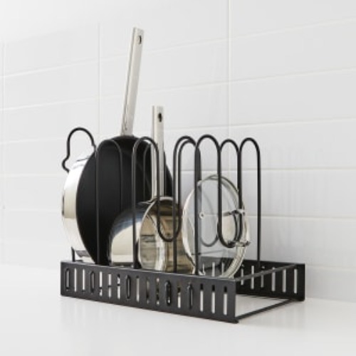 Cookware Storage Rack - Black