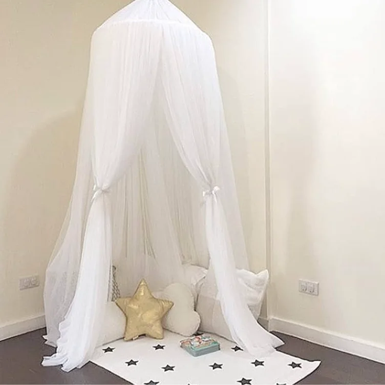 Bed Canopy Kids, Children Hanging Cotton Dome Double Mosquito Net, Toddler Bed Crib Canopy Kids Mosquito Net for Bed Curtains Netting Canopy Princess Bedding Canopies (White) : Amazon.com.au: Baby