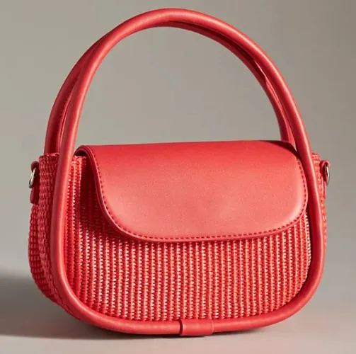 Day to Night Raffia Handbag