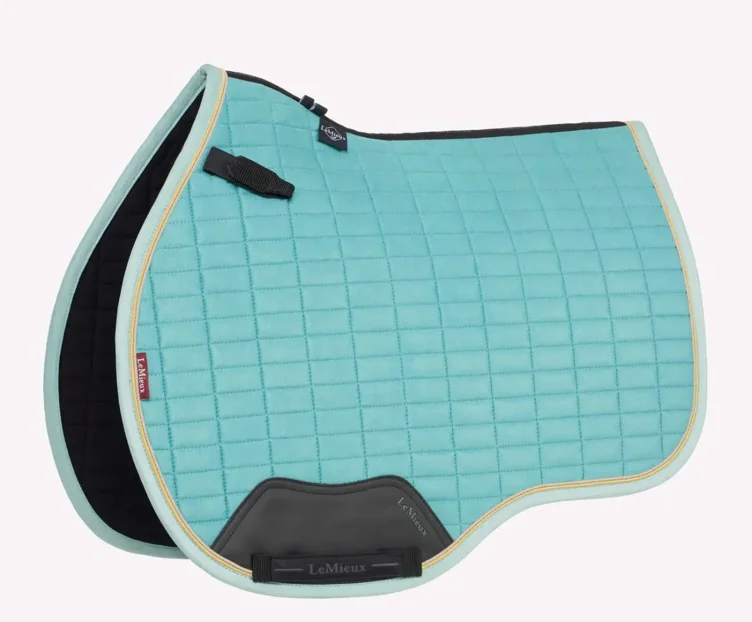 LeMieux Suede GP Square Lagoon saddle pad
