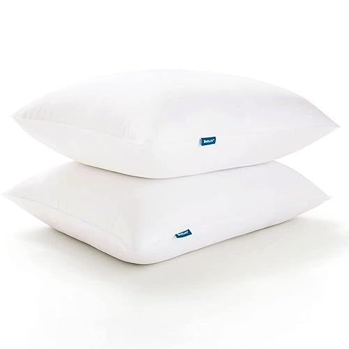 Bedsure Medium Firm Bed Pillows for Sleeping Standard Size, Set of 2, Standard Pillows 2 Pack Hotel Quality Premium Down Alternative for Medium Supportive Filling for Side, Back Sleepers (19"x26") - Medium-2PK - Standard