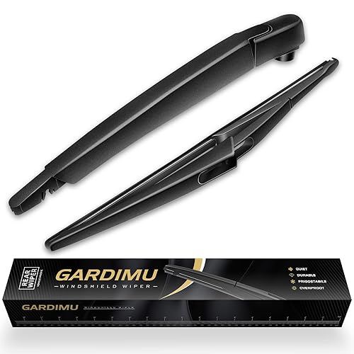 GARDIMU Rear Wiper Blade Assembly, Back Windshield Wiper Blades Replacement for Nissan Rogue 2014-2020, Rear Wiper Blade and Arm Set for 2014 2015 2016 2017 2018 2019 2020 - For Nissan Rogue 2014-2020