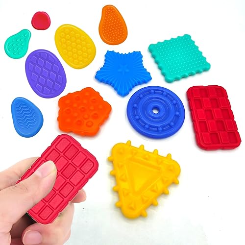Sensory Toys for Kids Toddlers, Texture Fidget for Hand Finger, Quiet Calming Toy for Autistic Children Special Needs, Classroom Students Prize Fidget Bulk