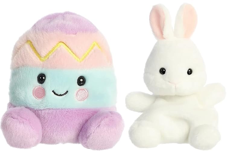 Aurora Palm Pals Bundles - Get Ready for Easter!! (Harmony Egg/Cottontail Bunny), 5''