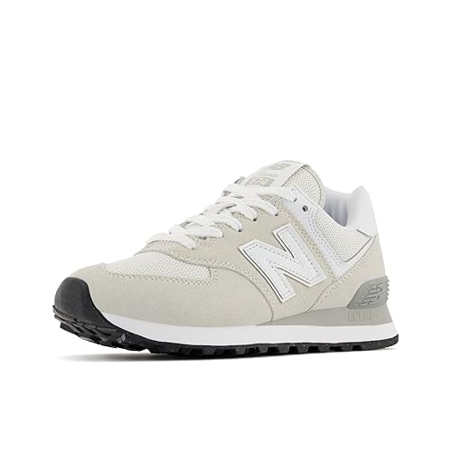 New Balance Women's 574 Core Sneaker - Nimbus Cloud With White - 8