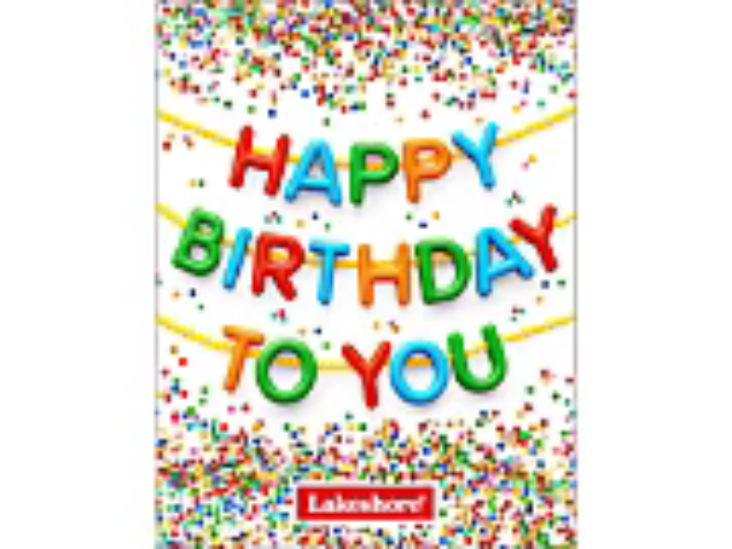 Confetti Happy Birthday To You! E-Gift Card