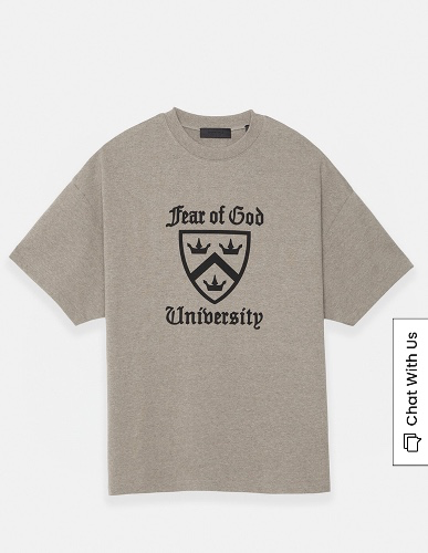 Fear of God Essentials Heather Grey Heavy Crew Neck T-Shirt | PacSun