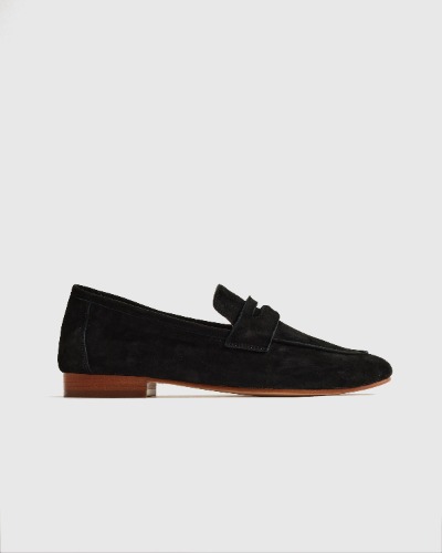 Women's Italian Suede Penny Loafer
