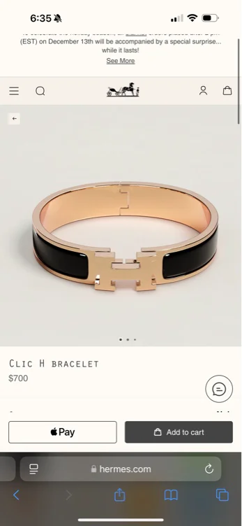 hermes bracelet 